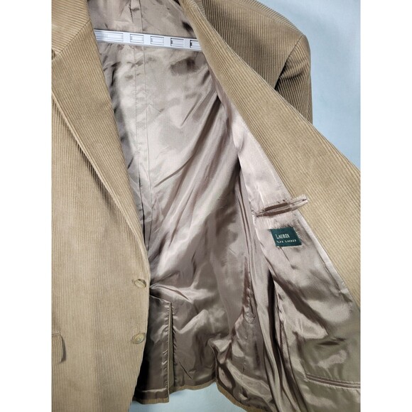 LAUREN RALPH LAUREN Mens Corduroy Blazer Sport Coat Sz 48 R - Picture 10 of 12